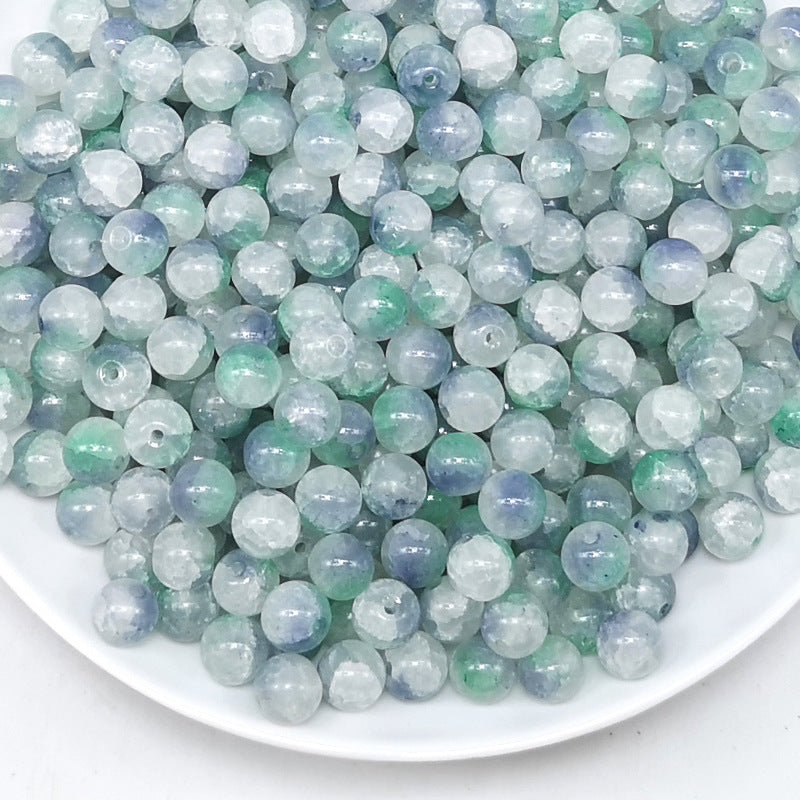 Wholesale 50PCS Glass Cracked Crystal Beads
